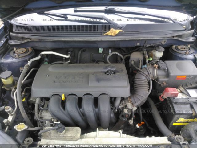 2T1KR32E13C009549 - 2003 TOYOTA COROLLA MATRIX XR BLACK photo 10