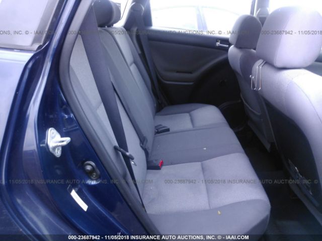 2T1KR32E13C009549 - 2003 TOYOTA COROLLA MATRIX XR BLACK photo 8