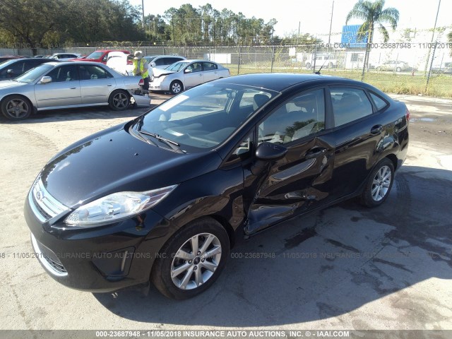 3FADP4BJ7BM132303 - 2011 FORD FIESTA SE BLACK photo 6