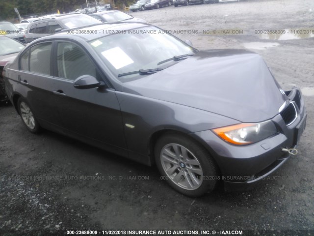 WBAVC73517KP33442 - 2007 BMW 328 XI SULEV GRAY photo 1