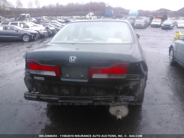 1HGCF86631A091574 - 2001 HONDA ACCORD VALUE GREEN photo 6