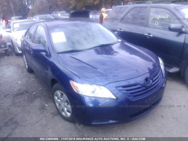 4T1BE46K77U104963 - 2007 TOYOTA CAMRY NEW GENERAT CE/LE/XLE/SE BLUE photo 1