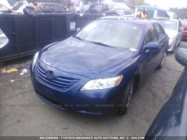 4T1BE46K77U104963 - 2007 TOYOTA CAMRY NEW GENERAT CE/LE/XLE/SE BLUE photo 2