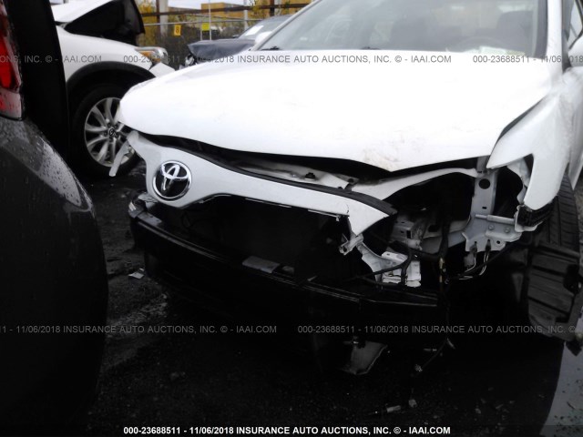 4T1BF3EK9BU625376 - 2011 TOYOTA CAMRY SE/LE/XLE WHITE photo 6
