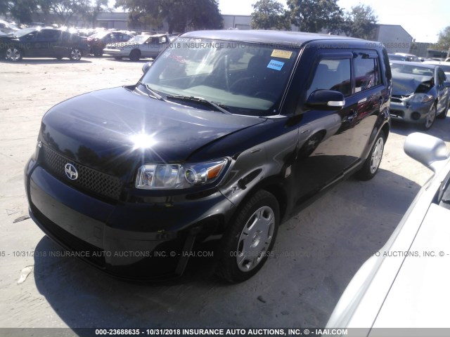 JTLKE50E291080027 - 2009 TOYOTA SCION XB შავი ფოტო 2