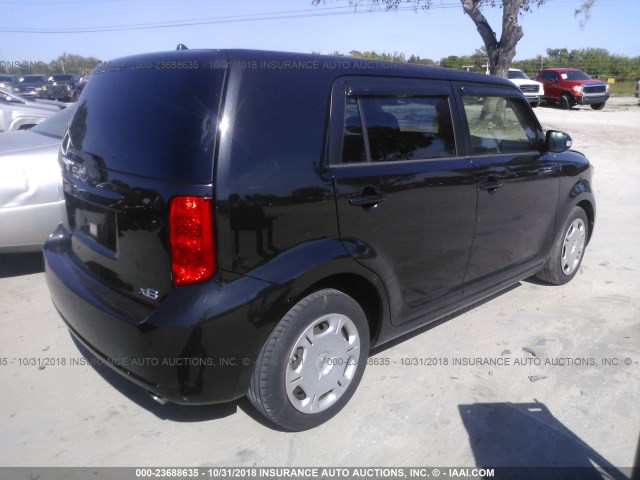 JTLKE50E291080027 - 2009 TOYOTA SCION XB შავი ფოტო 4