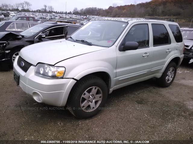 1FMCU94145KB29410 - 2005 FORD ESCAPE LIMITED Pewter photo 2