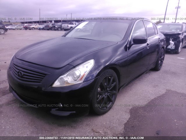 JN1CV6AP6BM300640 - 2011 INFINITI G37 SPORT BLACK photo 2