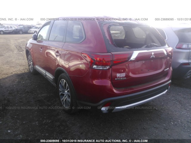 JA4AD2A38HZ030281 - 2017 MITSUBISHI OUTLANDER ES Qırmızı foto 3
