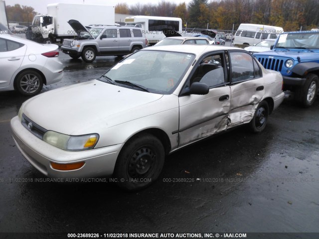 1NXAE09B4SZ294892 - 1995 TOYOTA COROLLA LE/DX GOLD photo 2