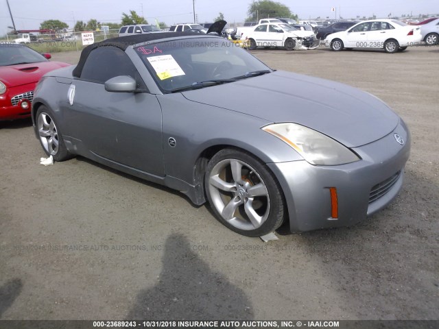 JN1AZ36A34T014199 - 2004 NISSAN 350Z ROADSTER GRAY photo 1