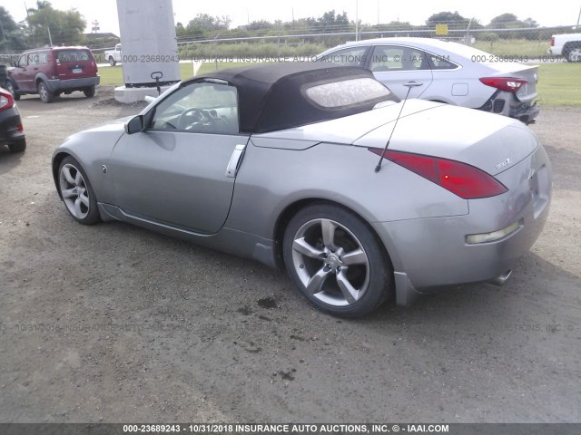 JN1AZ36A34T014199 - 2004 NISSAN 350Z ROADSTER GRAY photo 3