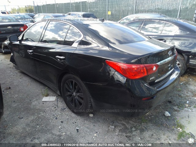 JN1BV7AR9EM683500 - 2014 INFINITI Q50 PREMIUM/SPORT BLACK photo 3