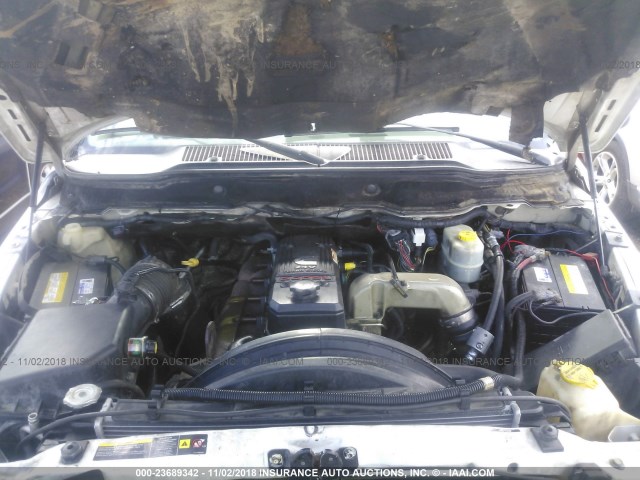 1D7KS28CX7J525543 - 2007 DODGE RAM 2500 ST/SLT 白色 照片 10