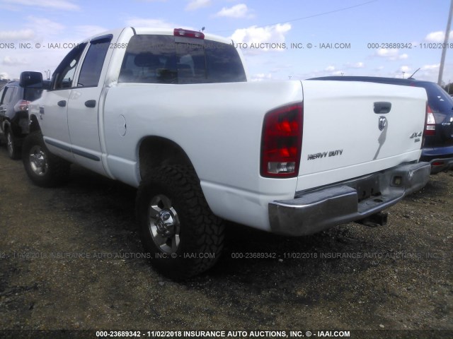 1D7KS28CX7J525543 - 2007 DODGE RAM 2500 ST/SLT 白色 照片 3