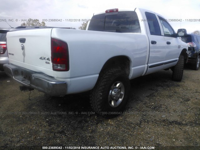 1D7KS28CX7J525543 - 2007 DODGE RAM 2500 ST/SLT 白色 照片 4