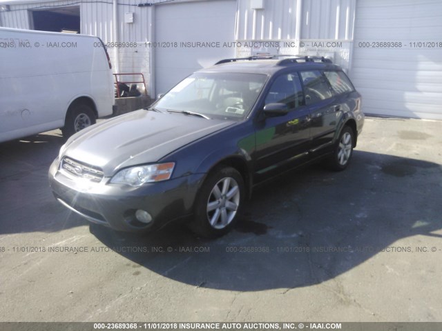 4S4BP62CX77333401 - 2007 SUBARU OUTBACK OUTBACK 2.5I LIMITED GRAY photo 2