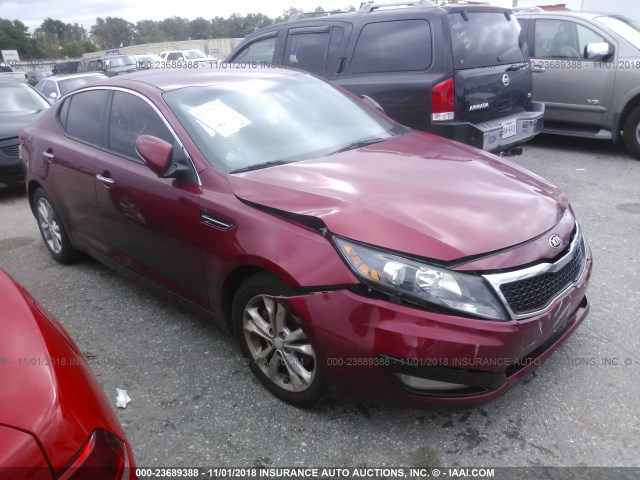 5XXGN4A78DG211146 - 2013 KIA OPTIMA EX 勃艮第红 照片 1