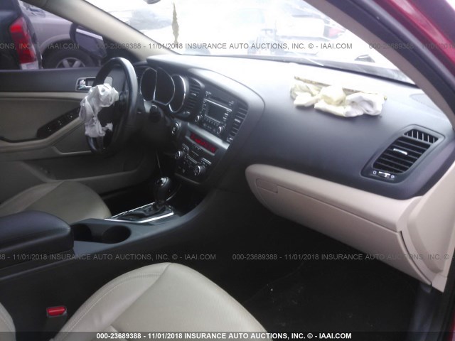 5XXGN4A78DG211146 - 2013 KIA OPTIMA EX 勃艮第红 照片 5
