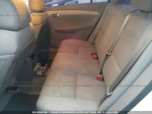 1G1ZH57B39F159120 - 2009 CHEVROLET MALIBU 1LT WHITE photo 8