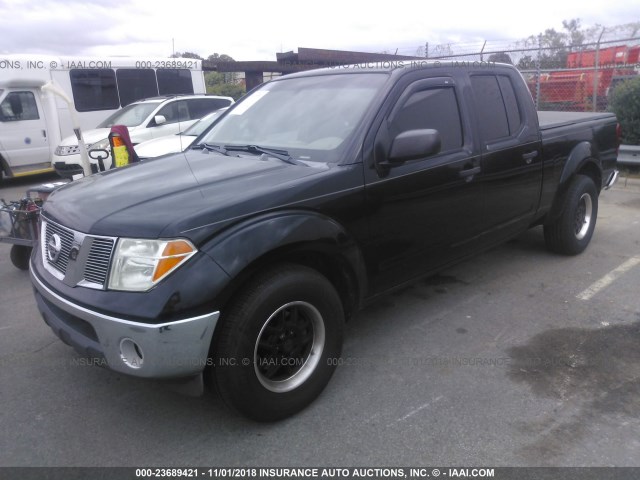 1N6AD09U67C442303 - 2007 NISSAN FRONTIER CREW CAB LE/SE/OFF ROAD BLACK photo 2