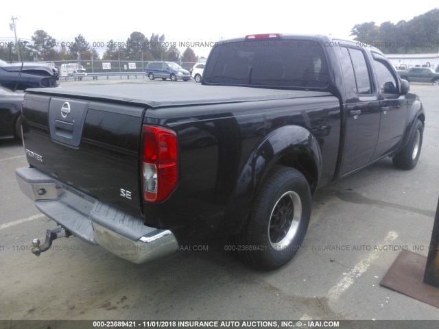 1N6AD09U67C442303 - 2007 NISSAN FRONTIER CREW CAB LE/SE/OFF ROAD BLACK photo 4