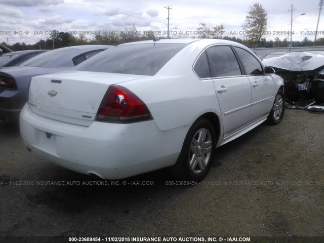 2G1WB5E31E1101170 - 2014 CHEVROLET IMPALA LIMITED LT WHITE photo 4