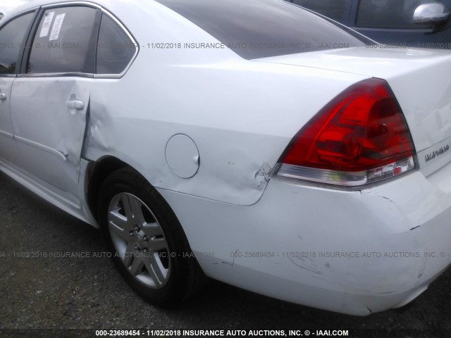 2G1WB5E31E1101170 - 2014 CHEVROLET IMPALA LIMITED LT WHITE photo 6