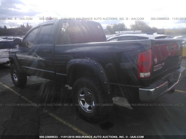 3D7KU286X3G710840 - 2003 DODGE RAM 2500 ST/SLT 黑色 照片 3