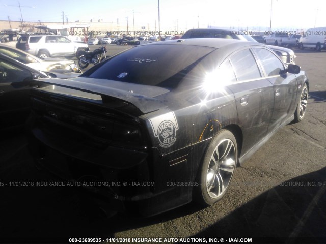 2C3CDXGJ1CH235813 - 2012 DODGE CHARGER SUPER BEE BLACK photo 4