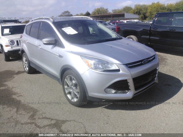 1FMCU0JX4GUB97248 - 2016 FORD ESCAPE TITANIUM SILVER photo 1