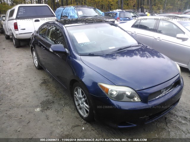 JTKDE177370171291 - 2007 TOYOTA SCION TC მუქი ლურჯი ფოტო 1