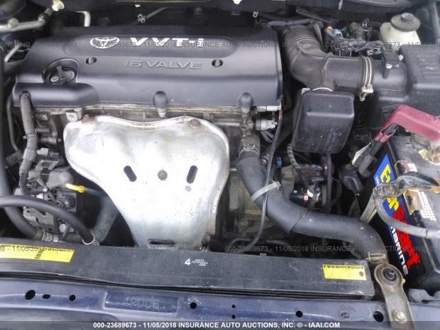 JTKDE177370171291 - 2007 TOYOTA SCION TC მუქი ლურჯი ფოტო 10