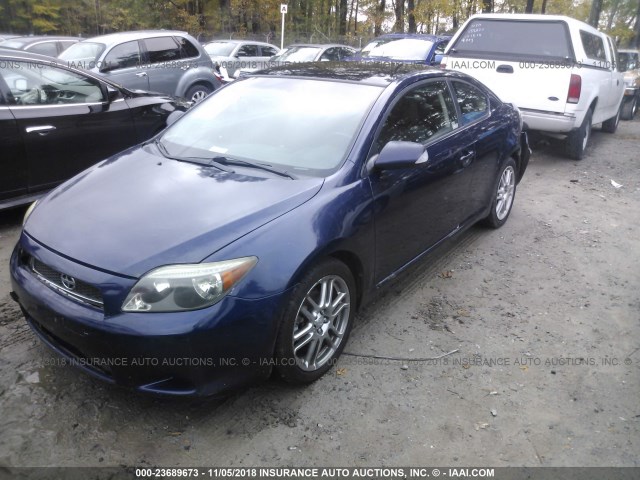 JTKDE177370171291 - 2007 TOYOTA SCION TC მუქი ლურჯი ფოტო 2