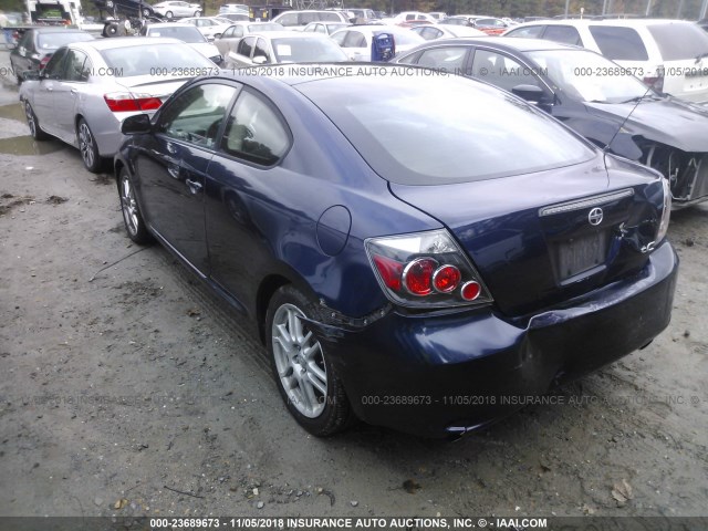 JTKDE177370171291 - 2007 TOYOTA SCION TC მუქი ლურჯი ფოტო 3