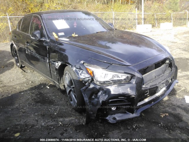 JN1BV7AP3EM679120 - 2014 INFINITI Q50 PREMIUM/SPORT BLACK photo 1