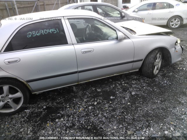 1YVGF22CXY5157009 - 2000 MAZDA 626 SILVER photo 4