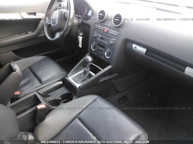 WAUNF78P96A190816 - 2006 AUDI A3 2.0 PREMIUM GRAY photo 5