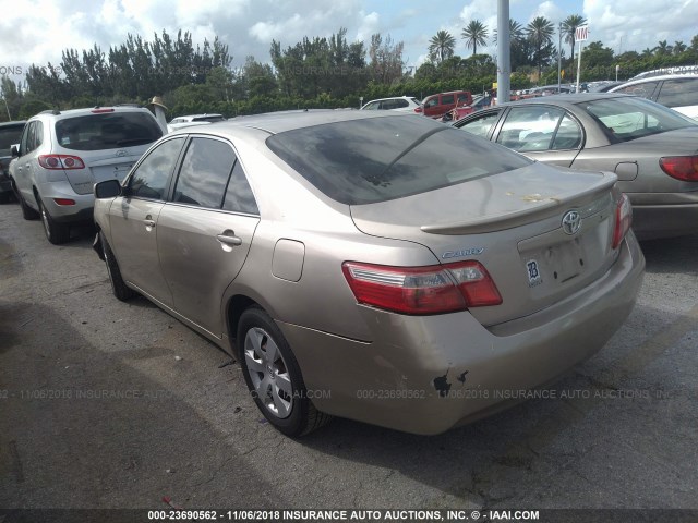 4T1BE46K07U642730 - 2007 TOYOTA CAMRY NEW GENERAT CE/LE/XLE/SE GOLD photo 3