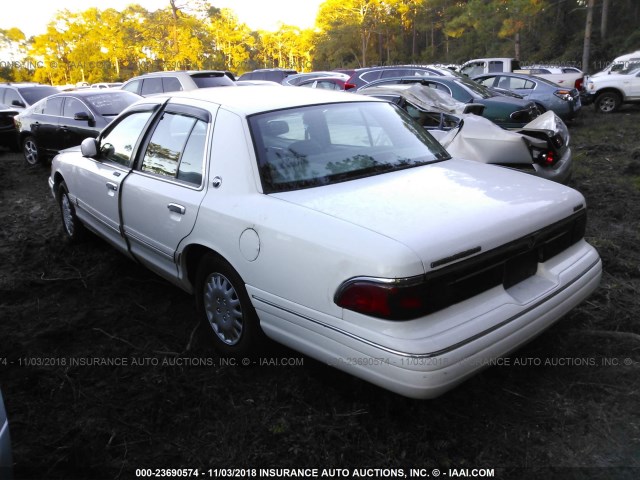 2MELM74W0TX686134 - 1996 MERCURY GRAND MARQUIS GS WHITE photo 3