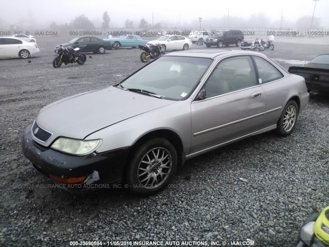 19UYA2253LX012450 - 1999 ACURA 3.0CL GRAY photo 2