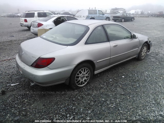 19UYA2253LX012450 - 1999 ACURA 3.0CL GRAY photo 4