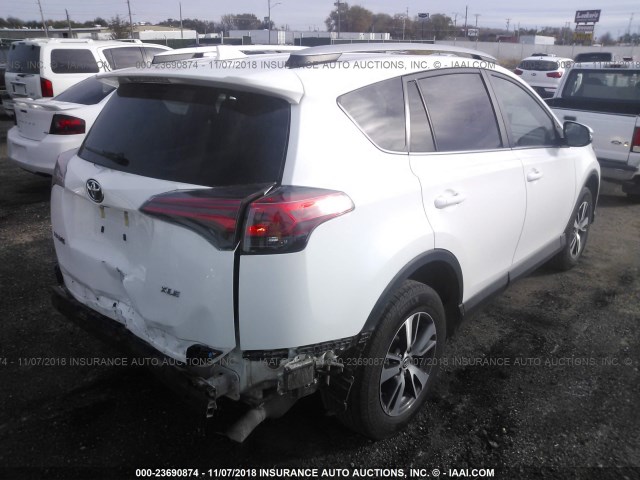 2T3WFREV5JW412185 - 2018 TOYOTA RAV4 ADVENTURE/XLE 白色 照片 4