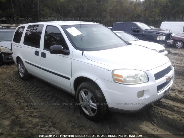 1GNDV03L85D188380 - 2005 CHEVROLET UPLANDER WHITE photo 1