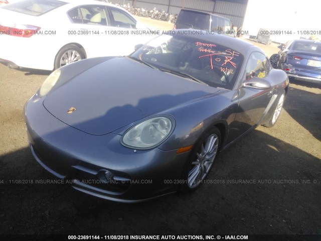 WP0AB29846U782856 - 2006 PORSCHE CAYMAN S GRAY photo 2