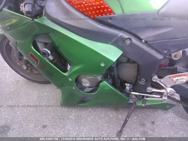 JKBZXJC175A003353 - 2005 KAWASAKI ZX636 C1 GREEN photo 8