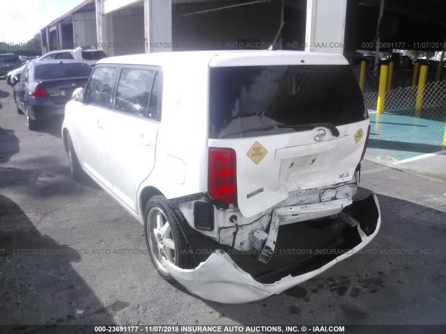 JTLKE50E181052833 - 2008 TOYOTA SCION XB თეთრი ფოტო 3