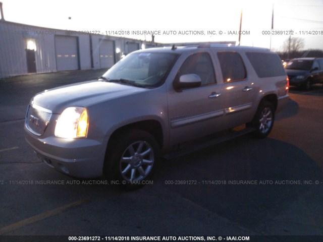 1GKFK66877J271389 - 2007 GMC YUKON XL DENALI TAN photo 2