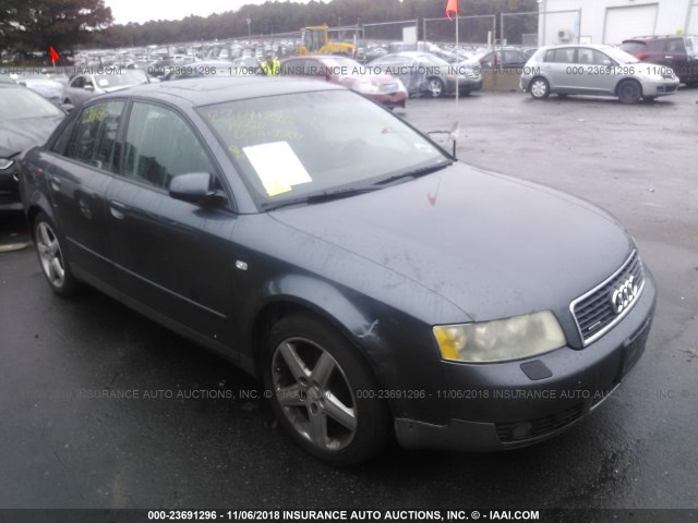 WAULC68E83A126657 - 2003 AUDI A4 1.8T QUATTRO BLACK photo 1