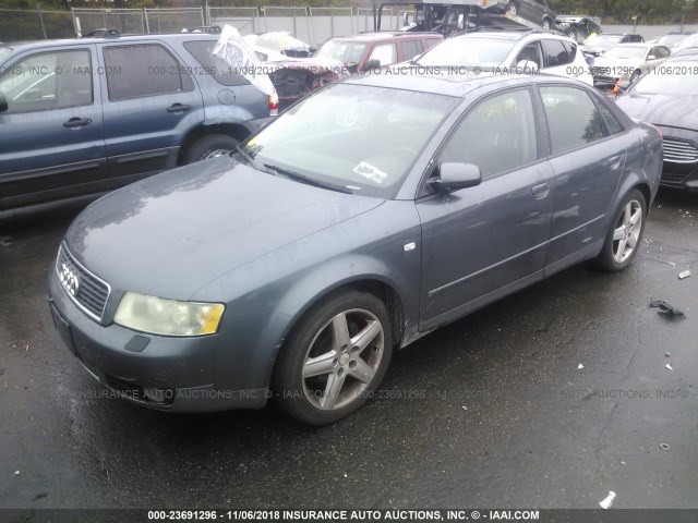 WAULC68E83A126657 - 2003 AUDI A4 1.8T QUATTRO BLACK photo 2